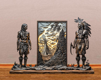 Wall Deco Sticker Mural Amerindien 0ind3