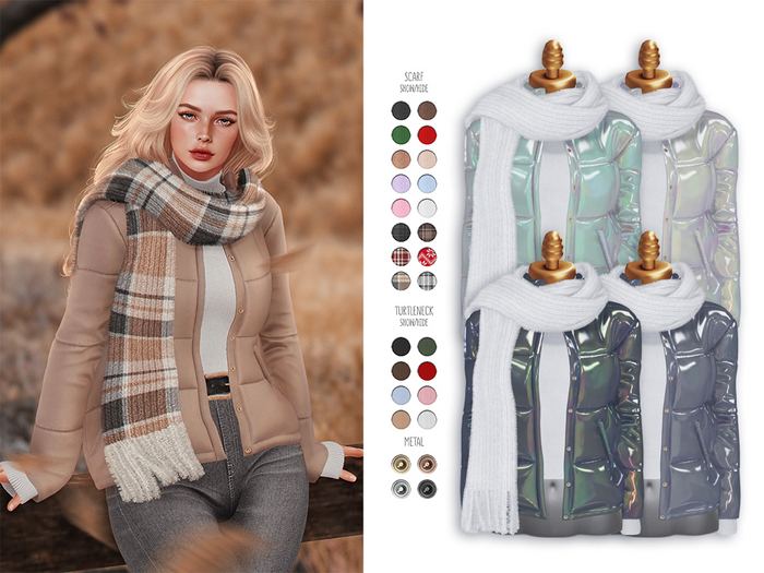 -Sorumin- Puffer Jacket -Holo Pack-