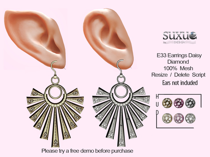Earrings Daisy Diamond