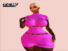 [T.C.W] REEKKA FIT-PINK CHRME HRT