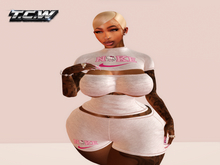 [T.C.W] REEKKA FIT-WHITE HELLO KITTY