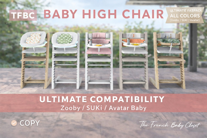 TFBC – Baby High Chair – ULTIMATE FATPACK – All Colors