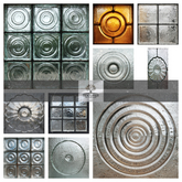 TB - VICTORIAN BULLSEYE GLASS WINDOW