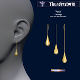 .:Thunderstorm:. 'Pata' earrings