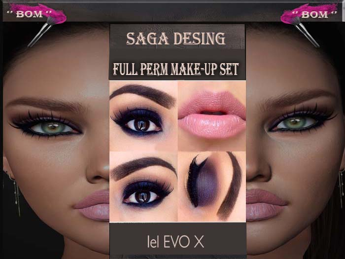 ''SaGa Design'' Full Perm Make-up New Set 084