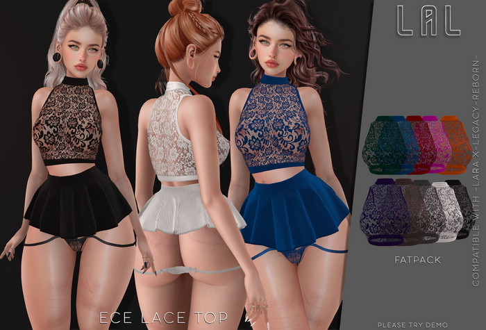 -LAL-Ece Lace  Top   [FATPACK]