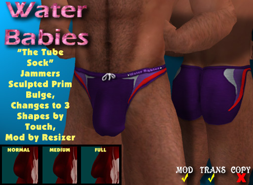 Water Babies - "The Tube Sock" Speedo (Purple/Tri)