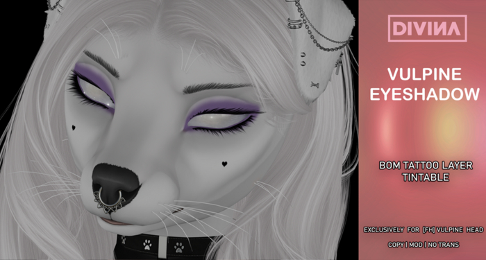 .:: Divina ::.  [FH] Vulpine Eyeshadow ( Tintable)  [ADD ME]