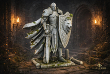 Colossal Statue of a Knight 3 – Epic Medieval Guardian Sculpture Decor