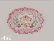 Elm. Holly Jolly Bathmats//Gingerbread House