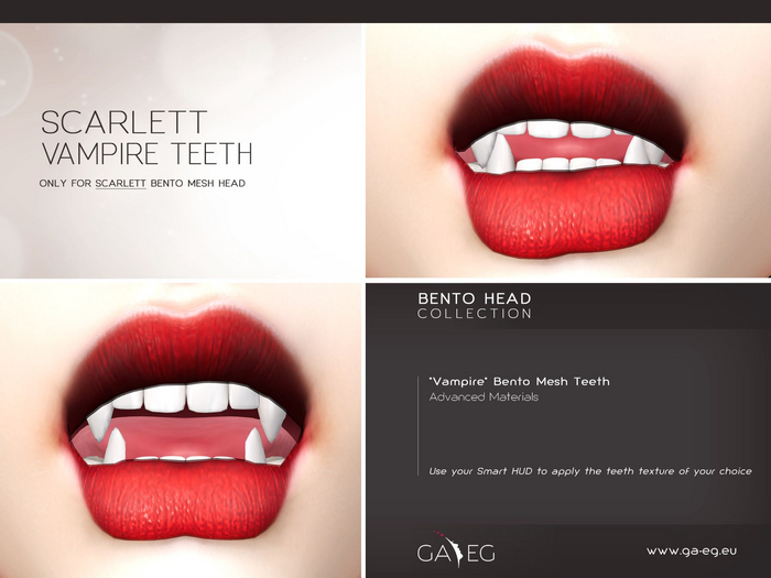 [GA.EG] Scarlett Bento Vampire Teeth