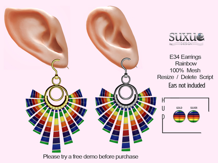 Earrings Rainbow