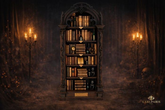Enchanted Bookshelf Furniture – Mystical Decor Set