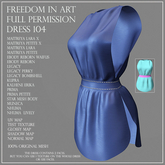 Freedom in Art -  Full Perm  Dress 104