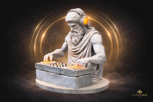 Classical DJ Deity Statue – Marble God DJ Sculpture Decor