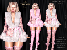 ::TD:: Cozy Jacket Outfit [Mesh] - Pink