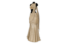 {Zaara} Anchal Sari-gown *sand*