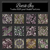 *Wallflowers* Batik Ivy