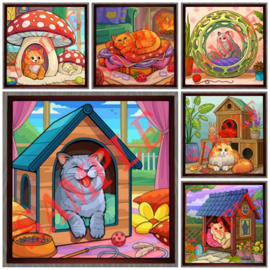 Kitty Hideouts Set