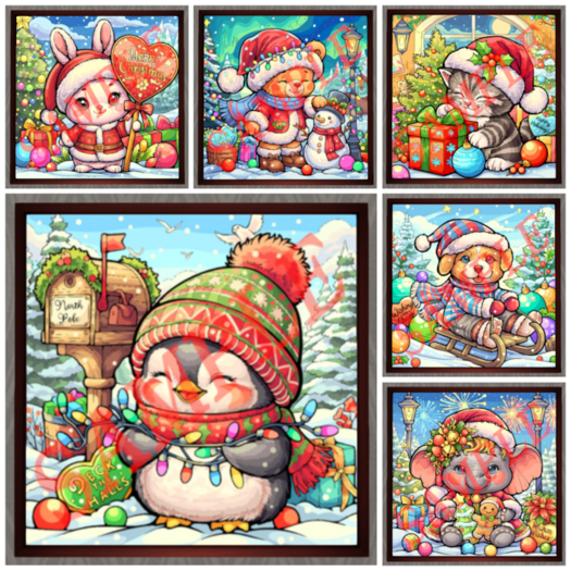 Xmas Festive Critters Set