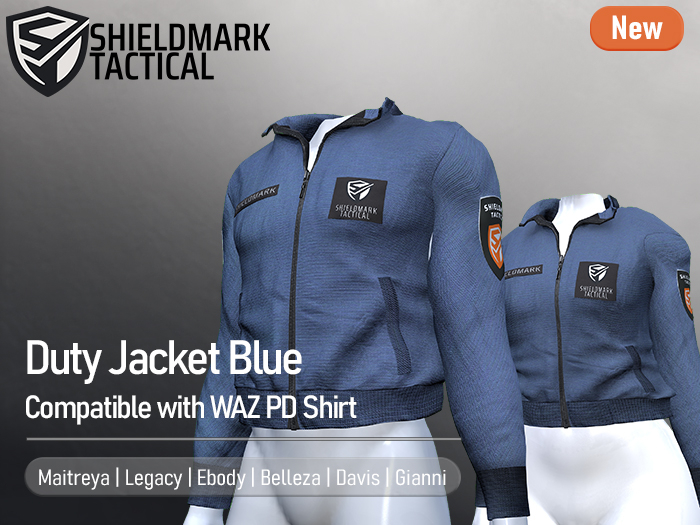 [ShieldMark] Duty Jacket Blue