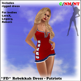 *FD* Rebekkah Dress [Boxed] Patriots