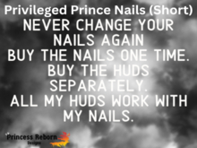 Privileged Prince Nails (short) "BOXED"