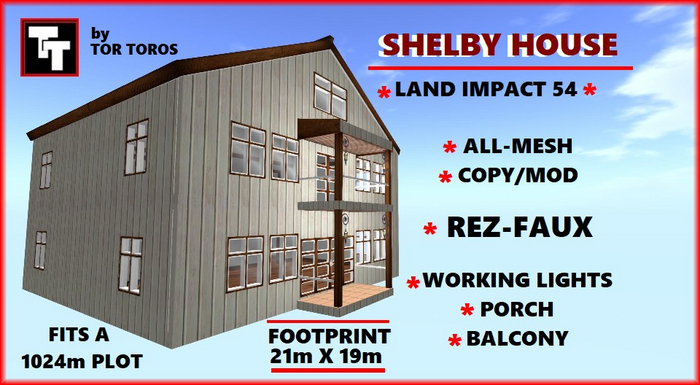 SHELBY HOUSE (Boxed)
