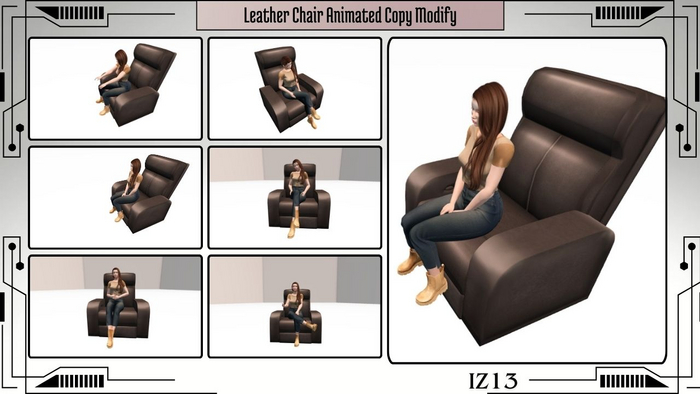 Leather Chair Animated Copy Modify