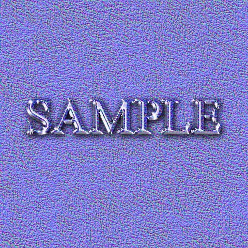 Zoy Texture [ Designers Carpet ] Seamless - Normal Map