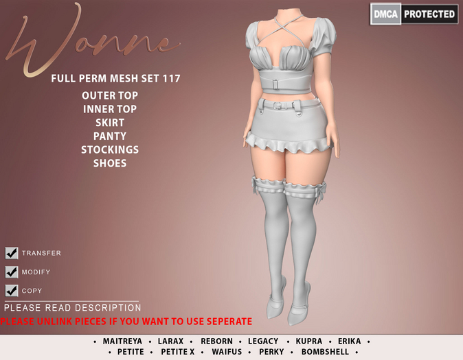 WONNE (117) Full Perm Mesh 