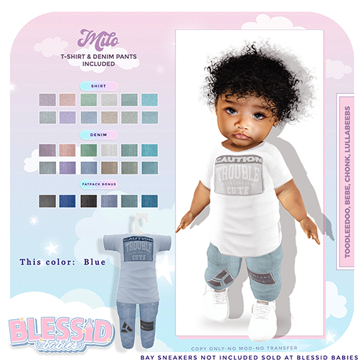 BLESSIDBABIES MILO BLUE(ADD)