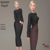 Tresor Couture~ Raquel Black Dual Set