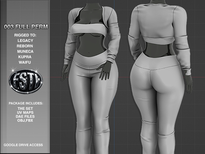 [FSTI] 003 3 PIECE SET Full Perm