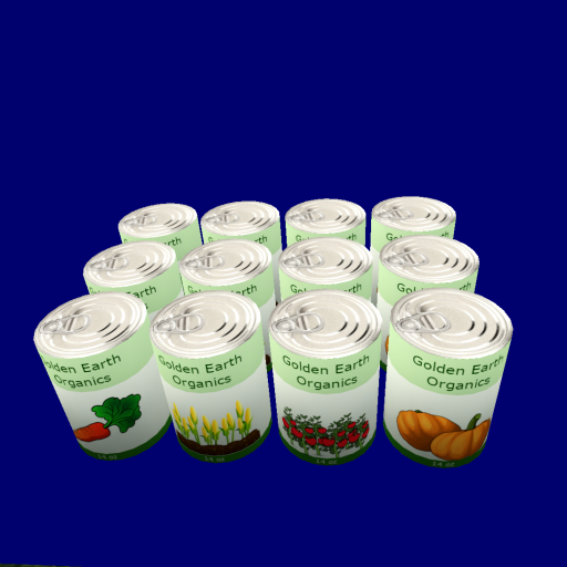 Dozen Vegetable Cans - Mod/Copy