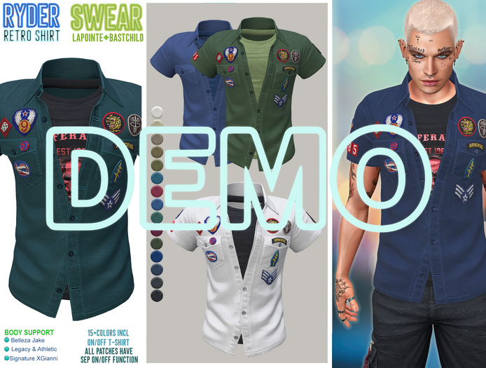 Shirt - Ryder Retro - FATPACK DEMO