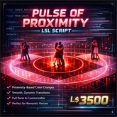 Pulse of Proximity Dance Floor LSL Script – Proximity-Reactive Color Floor | Full Perm