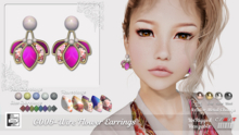 Schelm :) G006-Wire Flower Earrings 