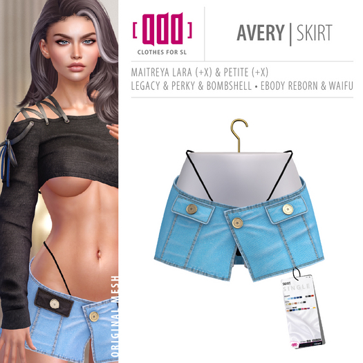 [ADD] Avery Skirt - Jeans02