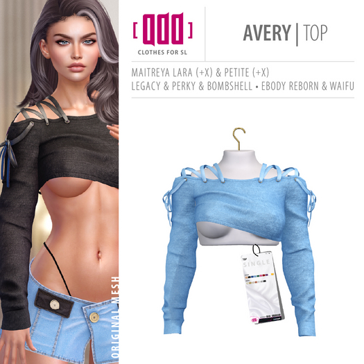 [ADD] Avery Top - BlueL