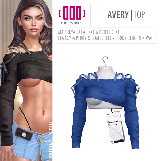 [ADD] Avery Top - Blue