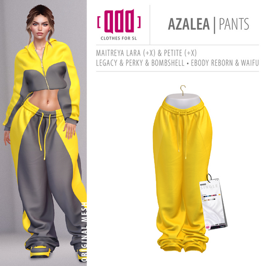 [ADD] Azalea Pants - Yellow