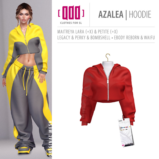 [ADD] Azalea Hoodie - Red