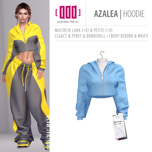 [ADD] Azalea Hoodie - BlueL