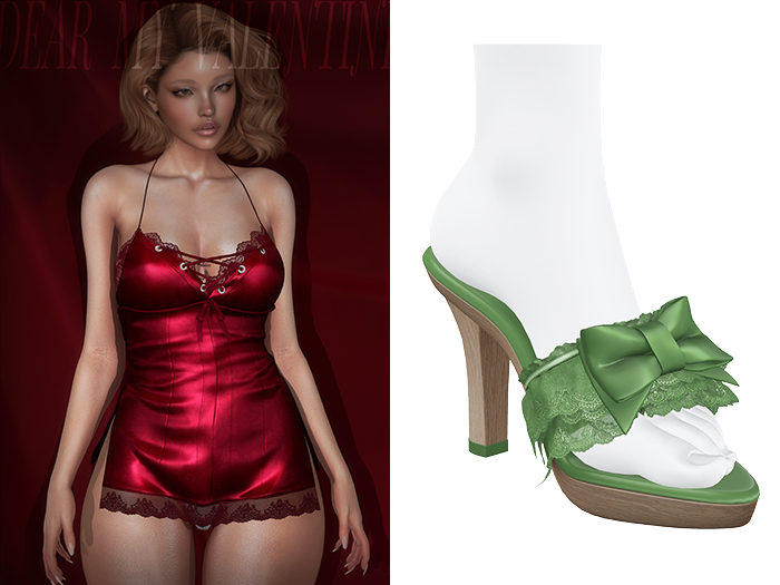 Dear V. "GAL" Heels - Matcha
