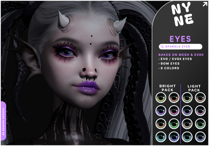 [NYNE] "SPARKLE" EYES //EVO /EVOX - FATPACK