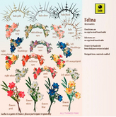 *LODE* Flowers - Felina with Pose [pink] Bridal Bouquet, Gift holdable flowers for Wedding or Valentine's Day