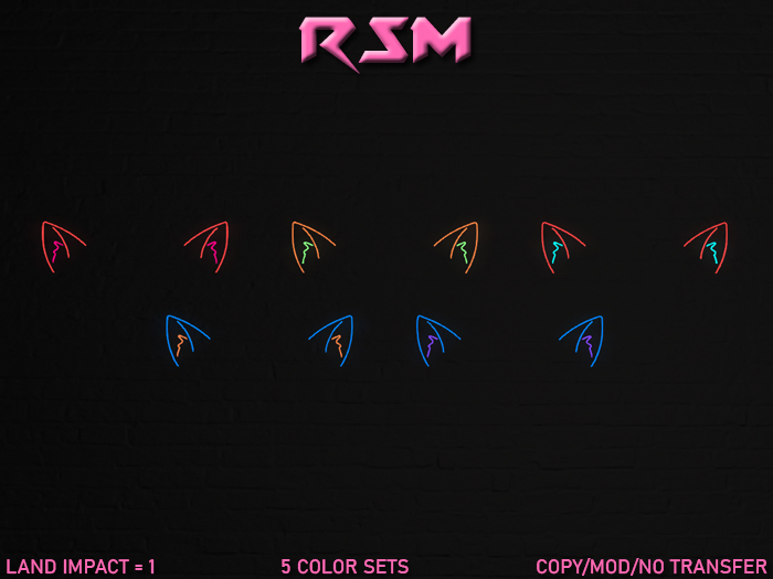 Cat Ears 3 Neon
