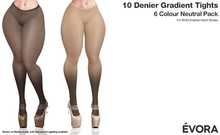 EVORA - 10 Denier Gradient Tights (Neutral)
