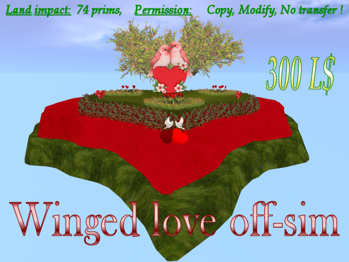 Winged love Off-sim